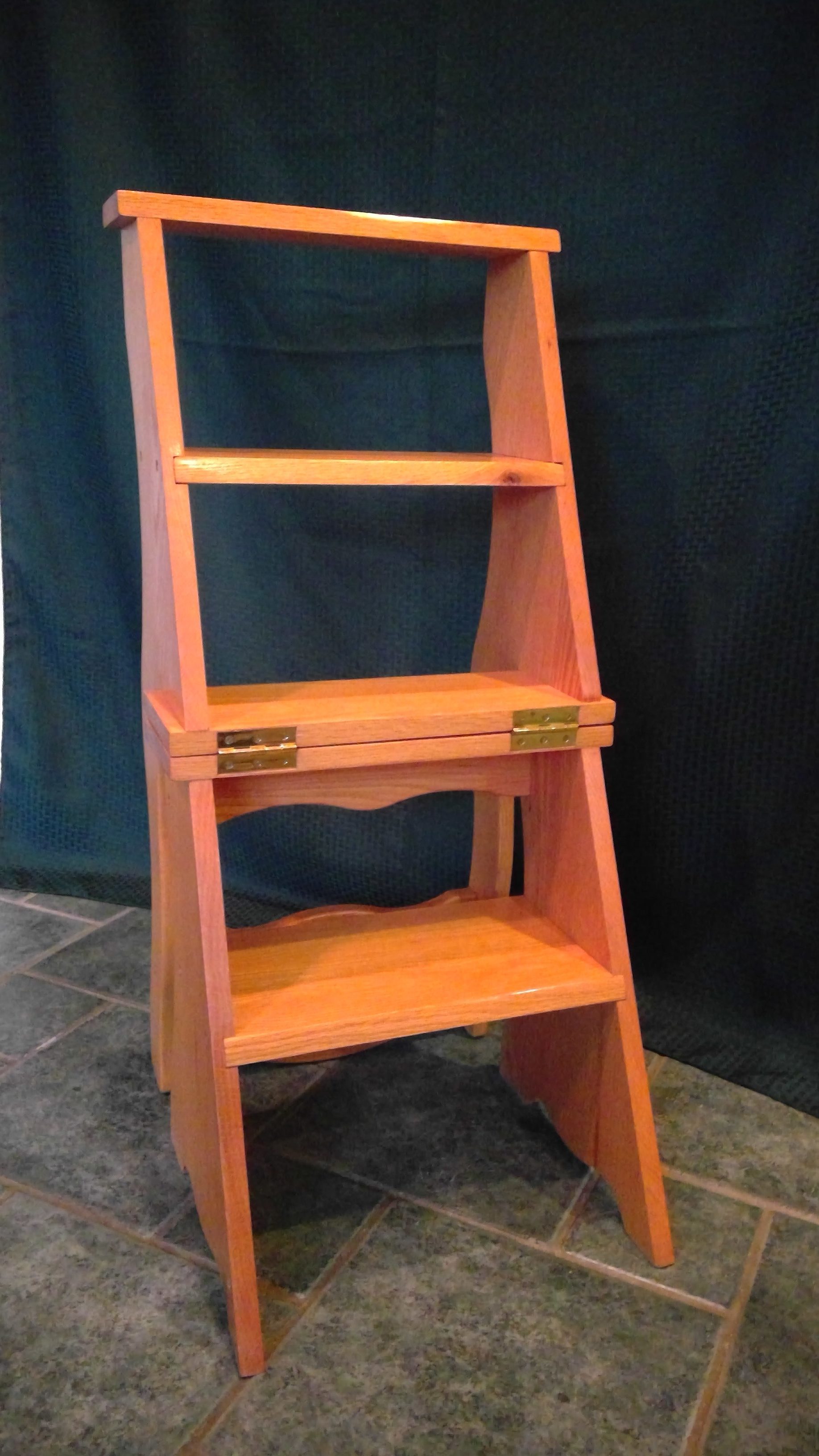 Library Chair As Step Ladder